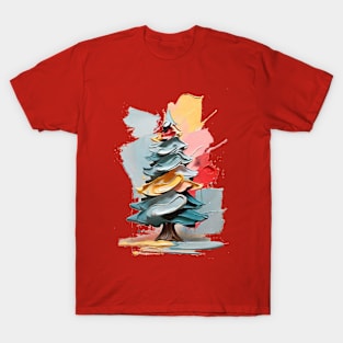 PINE TREE ABSTRACT ART T-Shirt